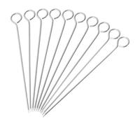 Westmark Set spiedi per rollè, 10 pz., Angespitzt, Lunghezza 10 cm l'uno, Acciaio inox, Argento, 10222270