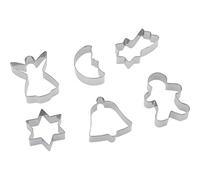 Westmark Set tagliabiscotti, Varie formine, Acciaio inox, Weihnachten, 6 pz., Argento, 31912260