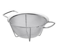 Westmark Setaccio Verticale - Setaccio in acciaio inox a maglia fine con base stabile e maniglie per trasportare, bordo largo, lavabile in lavastoviglie - ø 18 cm