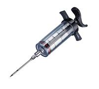 Westmark Siringa per marinatura con ago rimovibile, Lunghezza: 22,5 cm, Graduata max 1,5 oz/50 ml, Plastica/Acciaio inox, Trasparente/Nero, 61422280