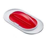 Westmark Smoother per pasta e spatola per creme, 2 in 1, Spatola grande e piccola, Plastica, Bianco/Rosso, 30482280