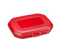 Westmark Snack Box Contenitore per Pane, Con Chiusura a Scatto, Altezza: ca. 3,7 cm, Plastica, Mini, Rosso/Verde, Disponibile in Colori Assortiti, 23512270