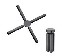 Westmark Sottopentola - Sottopentola pieghevole per pentole e padelle calde, protegge tavolo e piano di lavoro, resistente al calore fino a 200°C/ 392°F, contro i graffi - silicone, Ø 22 cm