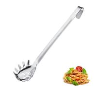 Westmark Spaghetti Spoon Pro - Cucchiaio per pasta in acciaio inossidabile con punte rotonde - Pratico cucchiaio per pasta per spaghetti, tagliatelle e altro - Argento, 39,5 cm