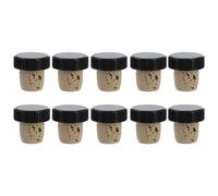 Westmark Spare Corks Set 10 pcs, Polypropylene, Black/Beige, 2.9 x 2.9 x 2.85 cm