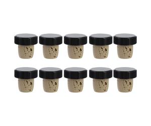 Westmark Spare Corks Set 10 pcs, Polypropylene, Black/Beige, 2.9 x 2.9 x 2.85 cm