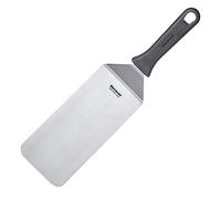 Westmark Spatola da grill professionale, Angolata, Flessibile, Compatta, Dimensione lama: 9,5 x 20 cm, Lunghezza: 36,5 cm, Acciaio inox/Plastica, Master Line, Nero/Argento, 13402270