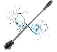 Westmark spazzola per bottiglie - Pratica spazzola per piatti in silicone per pulire senza sforzo bottiglie da bere e per bambini, molto stabile, silicone - 388 x 35 x 35 mm