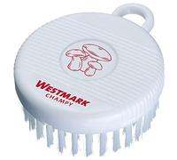 Westmark Spazzola per pulire funghi e verdure, setole sottili, plastica di alta qualità, Champy, bianco, 51802260