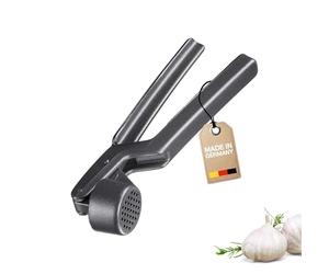 Westmark Spremiaglio Novapress Black Edition, Spremiaglio ergonomico premium e spremizenzero per aglio e altro, Antracite