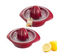 Westmark Spremiagrumi con vaschetta, Diametro: 18,7 cm, Capacità: 0,5 litri, Plastica, Limetta, Rosso, 3091227R