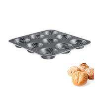 Westmark Stampo Antiaderente Forato, Miniroll, 9 Posti, Nero, 0.90Kg