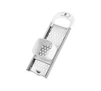 Westmark Taglia spaetzle con inserto scorrevole, Per pentole con diametro max 24 cm, Acciaio inox/Plastica, Knöpfle, Bianco/Argento, 61122270