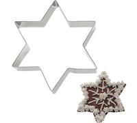 Westmark tagliabiscotti di Pan di Zenzero Stella, Grande, ricetta Inclusa, Lunghezza: Circa 12 cm, Acciaio Inox, Natale, Argento, 35122291