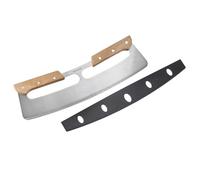 WESTMARK TAGLIAPIZZA A MEZZALUNA IN ACCIAIO E LEGNO CM 12X35