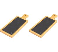 Westmark Tagliere in bambù e ardesia per servire, con fantasia e manico, rettangolare, superficie: 23 x 9 cm, bambù/ardesia, Tapas + Friends, marrone chiaro/antracite, 69702241 (Confezione da 2)