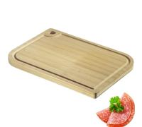 Westmark Tagliere - tagliere in legno con scanalatura per facilitare il taglio degli alimenti - bambù, 40 x 29 cm