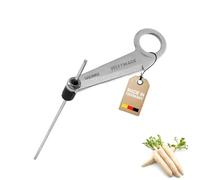 Westmark Taglierina per ravanelli/spirale con asta di centraggio lunga, lunghezza: 24 cm, lama in acciaio inox/alluminio, argento/grigio, 51302260