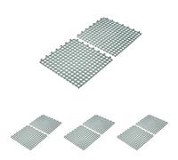 Westmark Tappetini antigoccia Bar - scolapiatti flessibile per asciugare piatti, posate e bicchieri, scolapiatti per lavello - plastica, 2 pz. (Confezione da 4)