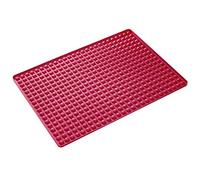 Westmark Tappetino da forno per arrostire e per dolci, per cucinare con pochi grassi, 28 x 40 cm, silicone, Crispy, rosso, 30112260