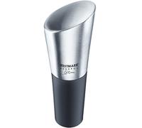 Westmark Tappo da vino, Monopol Edition, acciaio inox/silicone, Silvio, argento/nero, 61913360
