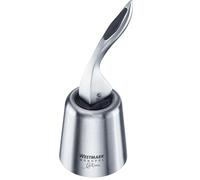 Westmark Tappo per bottiglie, Monopol Edition, acciaio inox/silicone, Campana, argento/nero, 61873360