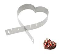 Westmark Teglia a cuore, Dimensioni variabili, Senza fondo, Acciaio inox, Argento, 31342270