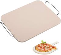 PIETRA PER PIZZA CON SUPPORTO PER FORNO 38X30 CM, PANE SURGELATI WESTMARK