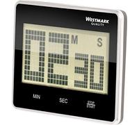 Westmark Timer da cucina digitale, Magnetico, Fino a 99 minuti, Plastica, Big, Antracite/Argento, 10912280