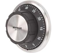 Westmark Timer da cucina, Meccanico, Magnetico, 1-60 minuti, Acciaio inox/Plastica, Redondo, Antracite/Argento, 10922260