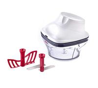 Westmark Tritacipolle, Con lame e frusta per mescolare, Volume: 250 ml, Acciaio inox, Argento, 11592260