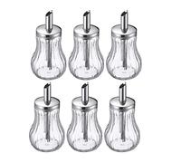 Westmark Zuccheriera, 6 pezzi, Capacità: 250 ml l'uno, Vetro/Acciaio inox, Berlin, 653422E2
