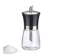 Westmark Zuccheriera, Capacità: 190 ml, Vetro/Acciaio Inox/Plastica, Blacky, Trasparente/Nero/Argento, 63592260