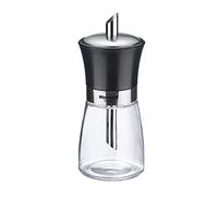 Westmark Zuccheriera, Capacità: 190 ml, Vetro/Acciaio Inox/Plastica, Blacky, Trasparente/Nero/Argento, 63592260