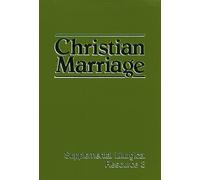 Westminster John Knox Press Christian Marriage (Tascabile)