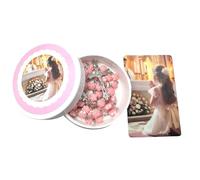 Westmon Works Set rosario per la Prima Comunione, con perline rosa rosa con scatola dei ricordi e biglietto di preghiera laminato, prodotto negli Stati Uniti, regalo cattolico per donna