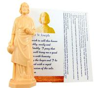 Westmon Works Statua di San Giuseppe per la vendita di case con biglietto e preghiera in casa, set completo