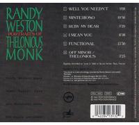 Weston,Randy - Portraits of Monk