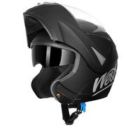 Westt Casco Modulare Moto Certificato ECE R 22.06 - Casco Integrale con Visiera e Parasole per Donna e Uomo - Casco Jet con Protezione Mento per Scooter Roller Ciclomotore
