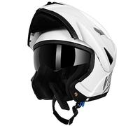 Westt Casco Modulare Moto Certificato ECE R 22.06 - Casco Integrale con Visiera e Parasole per Donna e Uomo - Casco Jet con Protezione Mento per Scooter Roller Ciclomotore
