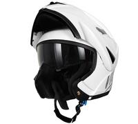 Westt Casco Modulare Moto Certificato ECE R 22.06 - Casco Integrale con Visiera e Parasole per Donna e Uomo - Casco Jet con Protezione Mento per Scooter Roller Ciclomotore