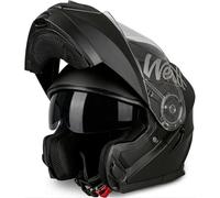 Westt Torque X · Casco Modulare Moto Nero Opaco Doppia Visiera Scooter Motorino · Casco Moto Donna e Uomo · Omologato ECE