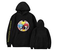 westtrend Anime Assassination Classroom Felpe con Cappuccio Anime Korosensei Cosplay Felpe Karma Akabane Felpe con Cappuccio Nagisa Shiota Pullover Sciolto per Uomini Donne