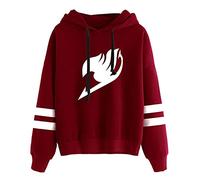 westtrend Anime Giapponesi Fairy Tail Felpe con Cappuccio per Unisex Harajuku Felpa Casual Pullover Manica Lunga S-4XL
