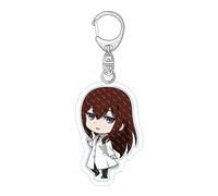 westtrend Anime Periferica Portachiavi Acrilico Steins;Gate Okabe Rintarou Christina Anime Portachiavi Borsa Ciondolo