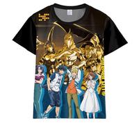 westtrend Anime Shangri-La Frontier T-Shirt Fumetti Harajuku Pullover Psyger-0 Manica Corta 3D Top Sunraku Felpa per Uomo Donna