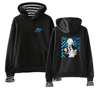 westtrend Blue Period Felpa con Cappuccio Casual Maglie a Maniche Lunghe Maglione a Due Pezzi Finto con Cappuccio da Uomini e Donne Anime Hashida Haruka Costumi Cosplay