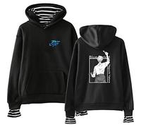 westtrend Blue Period Felpa con Cappuccio Casual Maglie a Maniche Lunghe Maglione a Due Pezzi Finto con Cappuccio da Uomini e Donne Anime Hashida Haruka Costumi Cosplay