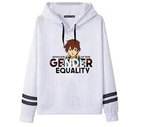 westtrend Felpa con Cappuccio Unisex KonoSuba: God's Blessing on This Wonderful World! Anime Felpa Harajuku Satou Kazuma Manica Lunga Pullover Megumin Hoodie