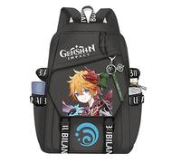 westtrend Genshin Impact Zaino Xiao Hutao Outdoor Casual Scuola Borsa Kaedehara Kazuha Tartaglia Borsa A Tracolla Viaggio Borsa Sportiva Unisex